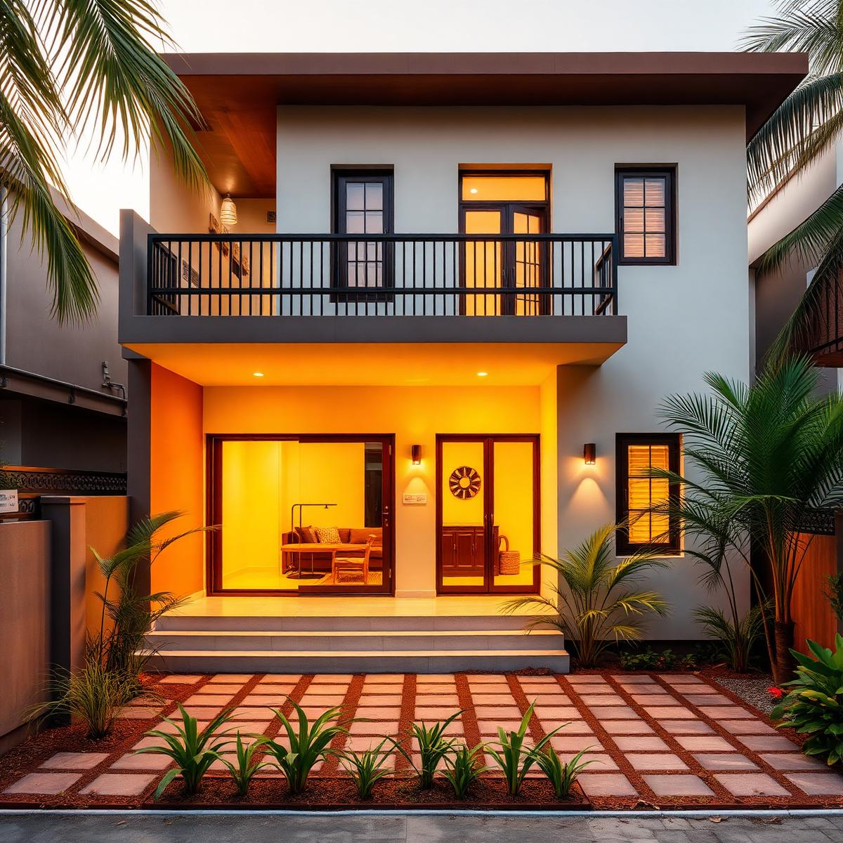 Vinod Nair at their QHC home